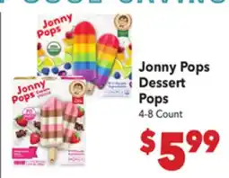 Vallarta Supermarkets Jonny Pops Dessert Pops offer