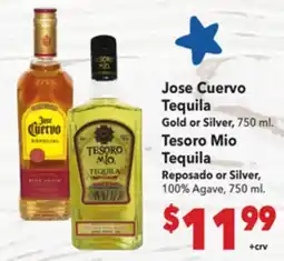 Vallarta Supermarkets Jose Cuervo Tequila offer