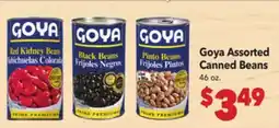 Vallarta Supermarkets Goya Assorted Canned Beans offer