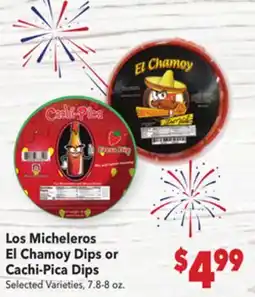 Vallarta Supermarkets Los Micheleros El Chamoy Dips or Cachi-Pica Dips offer