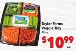 Vallarta Supermarkets Taylor Farms Veggie Tray offer