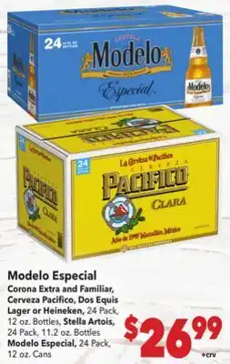 Vallarta Supermarkets Modelo Especial offer