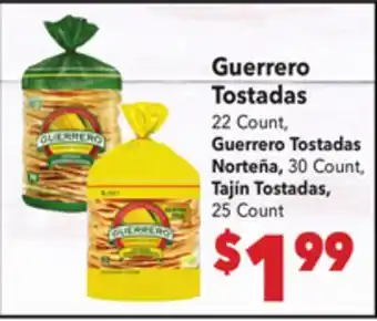 Vallarta Supermarkets Guerrero Tostadas offer
