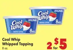 Vallarta Supermarkets Cool Whip Whipped Topping offer