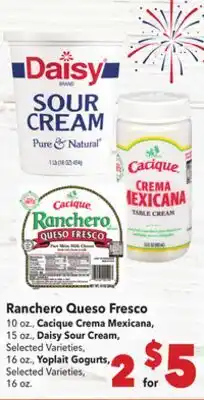 Vallarta Supermarkets Ranchero Queso Fresco offer