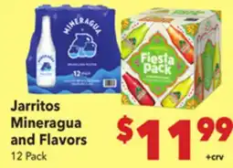 Vallarta Supermarkets Jarritos Mineragua and Flavors offer