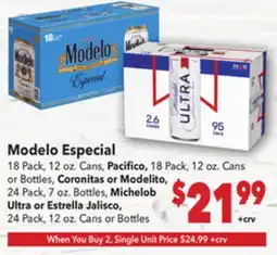 Vallarta Supermarkets Modelo Especial offer