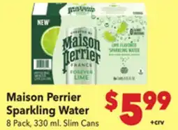Vallarta Supermarkets Maison Perrier Sparkling Water offer