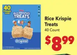 Vallarta Supermarkets Rice Krispie Treats offer