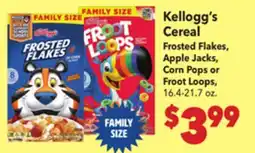 Vallarta Supermarkets Kellogg's Cereal offer