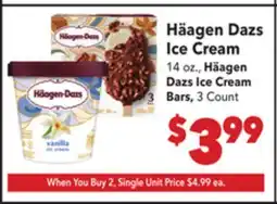 Vallarta Supermarkets Häagen Dazs Ice Cream offer