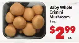 Vallarta Supermarkets Baby Whole Crimini Mushroom offer