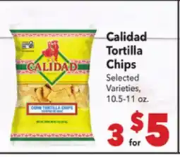 Vallarta Supermarkets Calidad Tortilla Chips offer