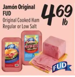 El Super Fresh FUD Original Cooked Ham Regular or Low Salt offer