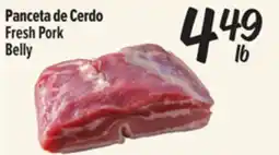 El Super Fresh Fresh Pork Belly offer