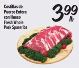 El Super Fresh Costillas de Puerco Entera con Hueso offer