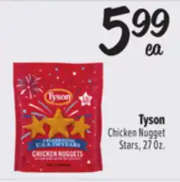 El Super Fresh Tyson Chicken Nugget Stars offer