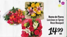 El Super Fresh Luscious or Spray Rose Bouquet offer