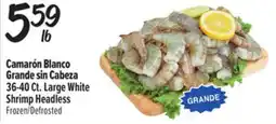 El Super Fresh Large White Shrimp Headless offer