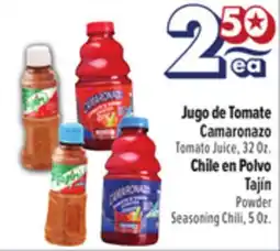 El Super Fresh Jugo de Tomate Camaronazo, Chile en Polvo Tajín offer