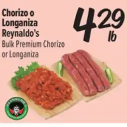 El Super Fresh Chorizo o Longaniza Reynaldo's offer