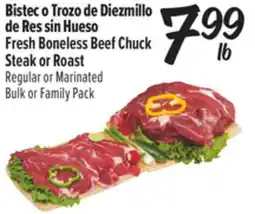 El Super Fresh Bistec o Trozo de Diezmillo de Res sin Hueso offer