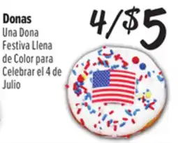El Super Fresh Donas Una Dona Festiva Llena de Color para Celebrar el 4 de Julio offer