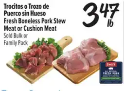 El Super Fresh Trocitos o Trozo de Puerco sin Hueso offer