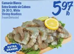 El Super Fresh White Shrimp Headless offer