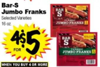 Superior Grocers Bar-S Jumbo Franks offer