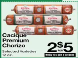 Superior Grocers Cacique Premium Chorizo offer