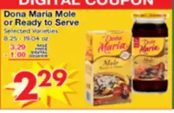 Superior Grocers Dona Maria Mole or Ready to Serve offer