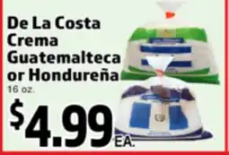 Superior Grocers De La Costa Crema Guatemalteca or Hondureña offer