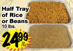 Superior Grocers Half Tray of Rice or Beans offer