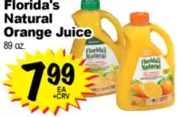 Superior Grocers Florida's Natural Orange Juice offer