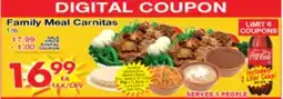 Superior Grocers Family Meal Carnitas offer