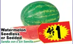 Superior Grocers Watermelon Seedless or Seeded offer