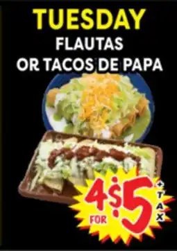 Superior Grocers FLAUTAS OR TACOS DE PAPA offer