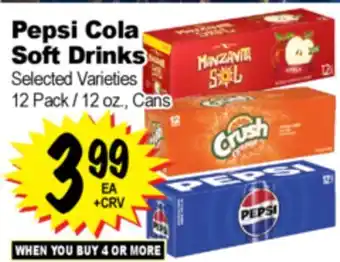 Superior Grocers Pepsi-Cola Soft Drinks offer