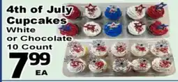 Superior Grocers 4th of July Cupcakes offer