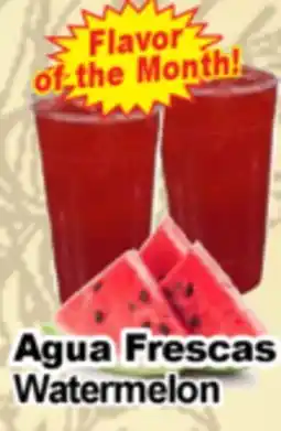 Superior Grocers Agua Frescas offer