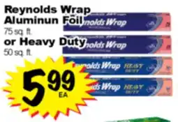 Superior Grocers Reynolds Wrap Aluminun Foil or Heavy Duty offer