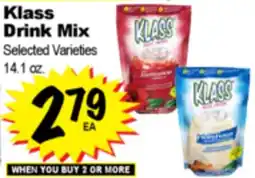 Superior Grocers Klass Drink Mix offer