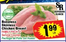 Superior Grocers Boneless Skinless Chicken Breast offer
