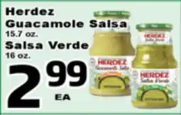 Superior Grocers Herdez Guacamole Salsa 15.7 oz., Salsa Verde 16 oz offer