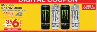 Superior Grocers Monster Energy Drink offer
