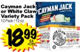 Superior Grocers Cayman Jack or White Claw Variety Pack offer