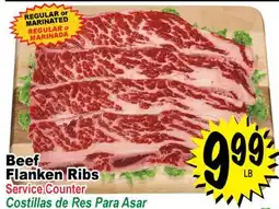 Superior Grocers Beef Flanken Ribs offer