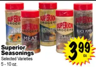Superior Grocers Superior Seasonings offer