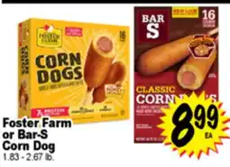 Superior Grocers Foster Farm or Bar-S Corn Dog offer
